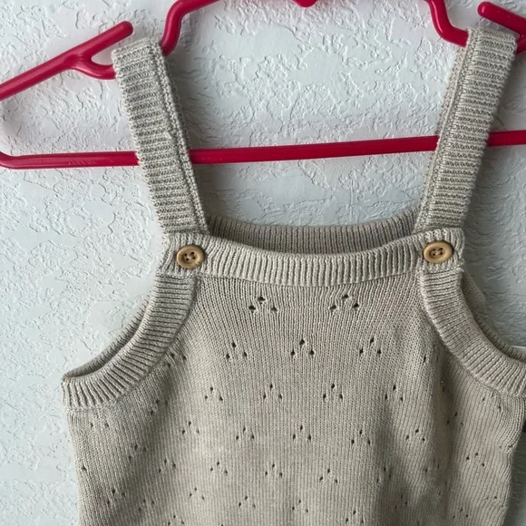 New Little Planet Baby Organic Sweater Knit shortalls - Picture 8 of 10